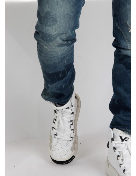 Phoenix Camouflage Jeans Bleu Homme|X Arrow®