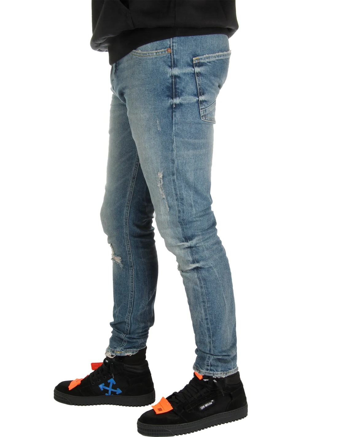 Slag-1005: kaki Jeans| Raw Arrow® Color Yellow Size W29 / L30
