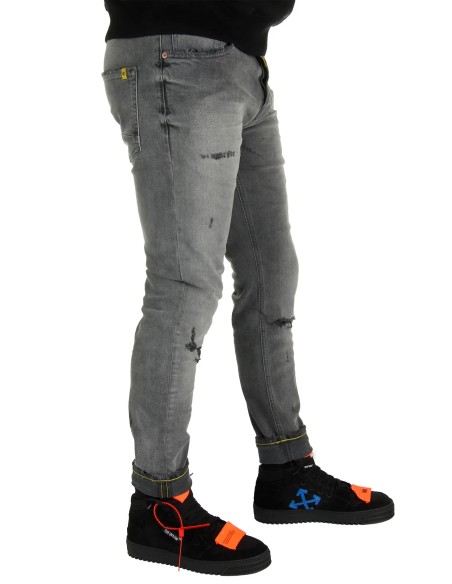 Jeans Uomo Grigio Gostax | X Arrow®