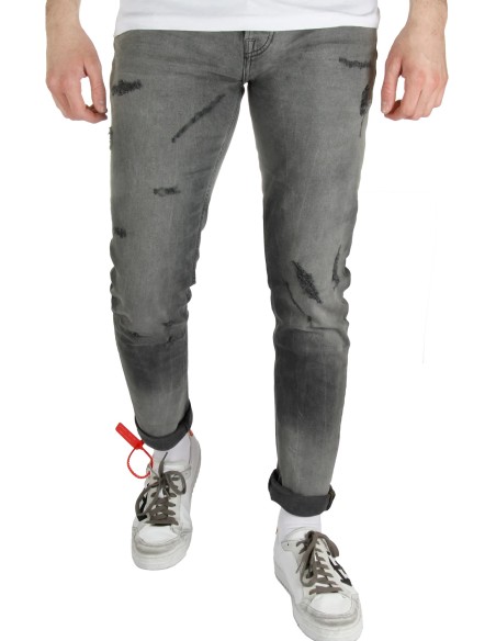 Jeans Uomo Grigio Panther | X-Arrow®